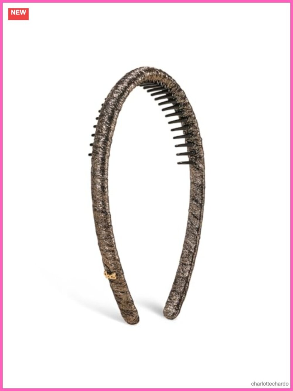 Thin Non-Slip Headband with Teeth for Women – Polyester Hair Accessory